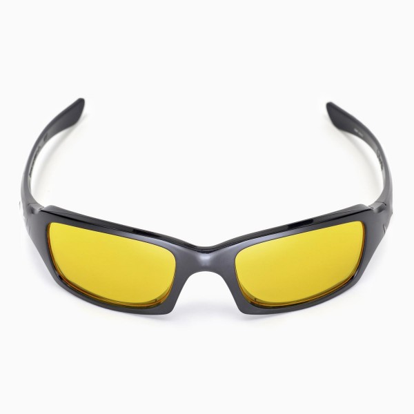 Walleva Yellow Replacement Lenses for Oakley Fives Squared Sunglasses